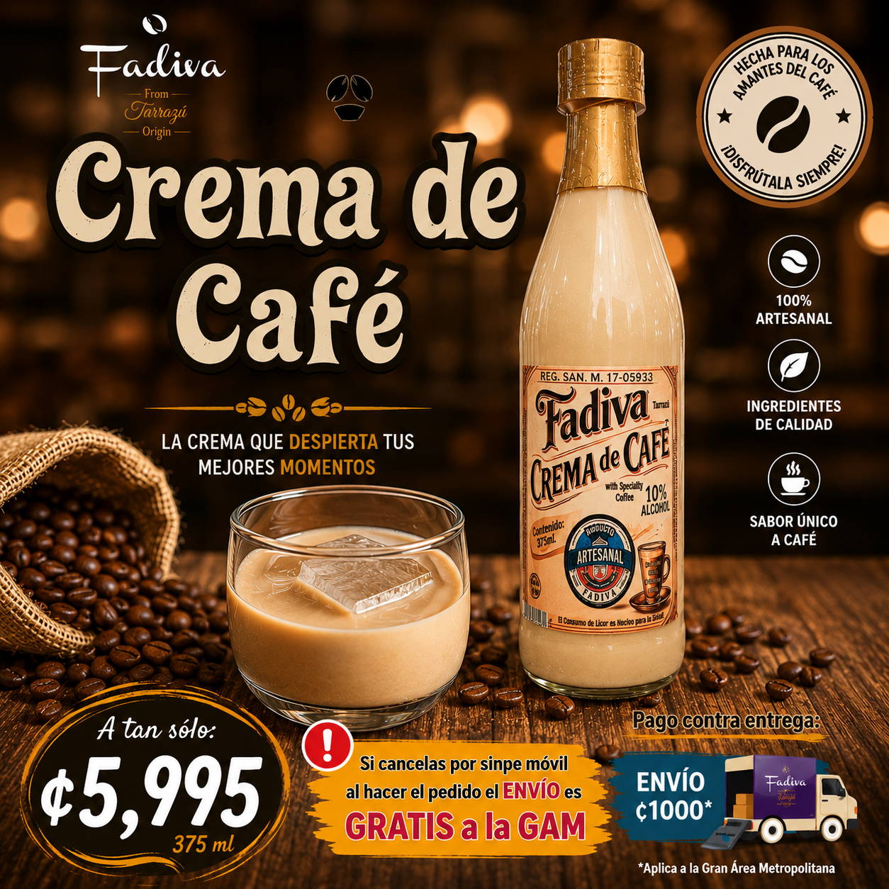 Coffee creamer 375ml