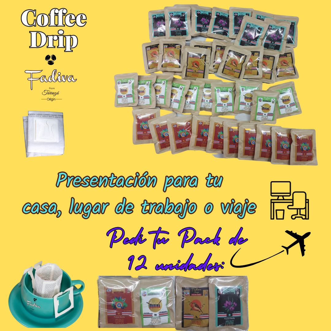 BOX 12 units Drip Coffee FADIVA