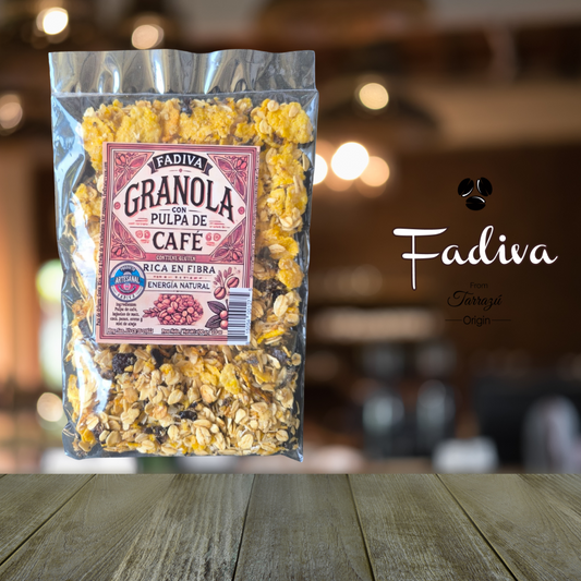 Granola con pulpa de café