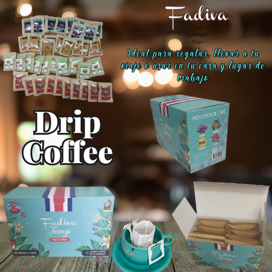 Caja Café Fadiva 12 unidades Drip Coffee