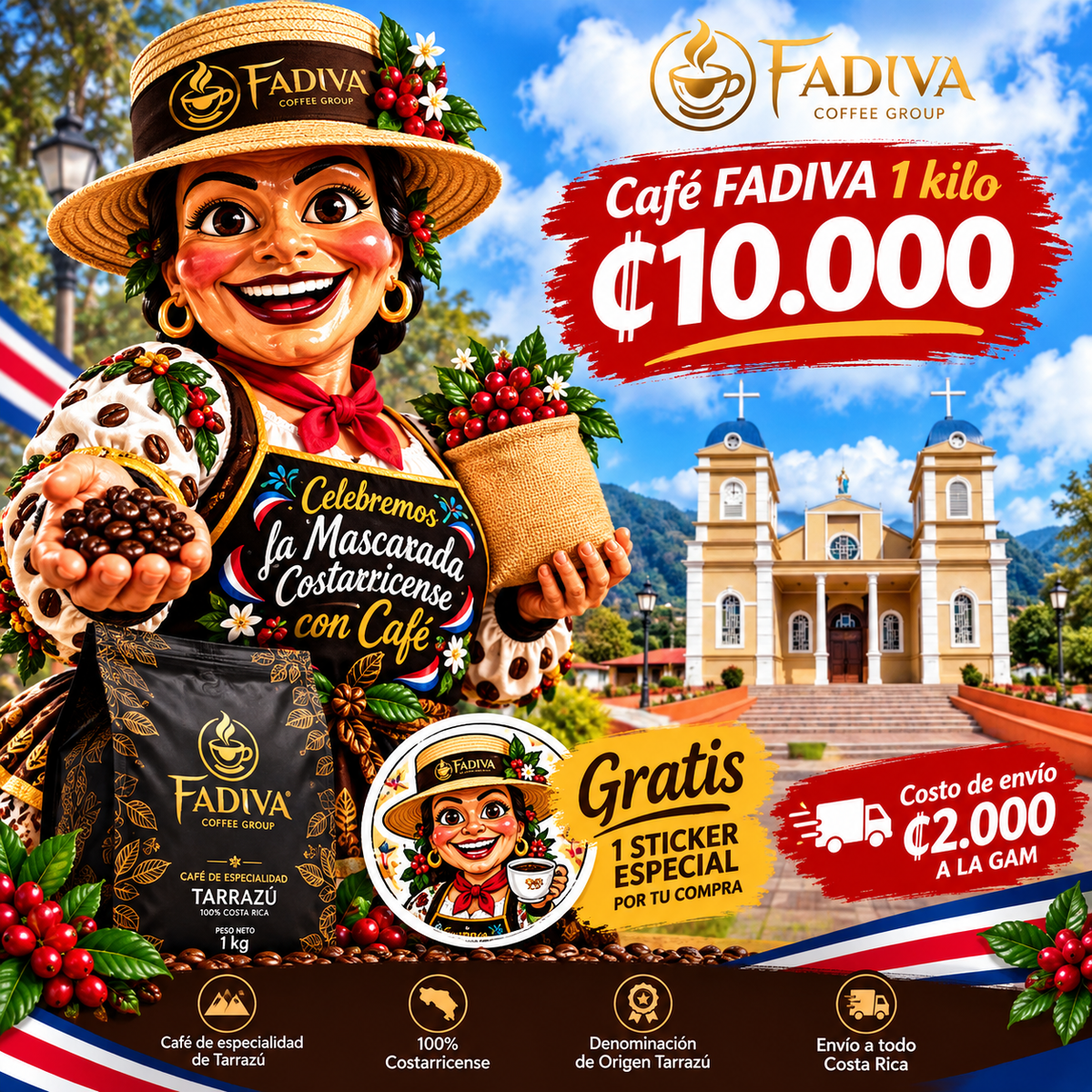 Mascarada FADIVA Costarricense