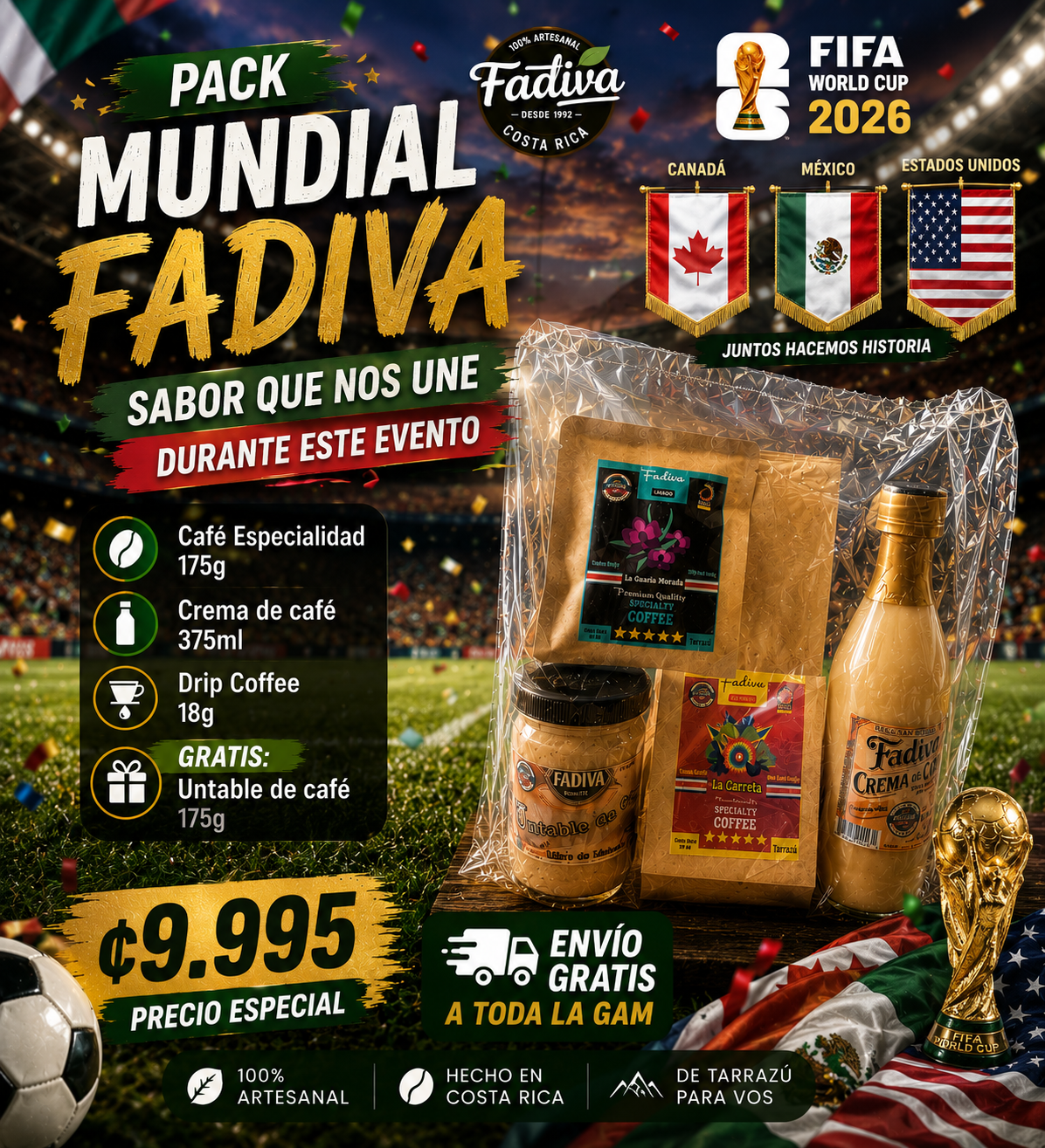 PACK MUNDIAL FADIVA 2026 ⚽☕