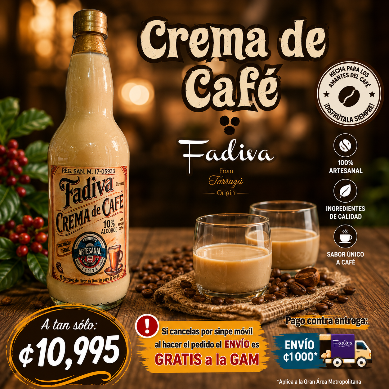 Crema de Café 750ml