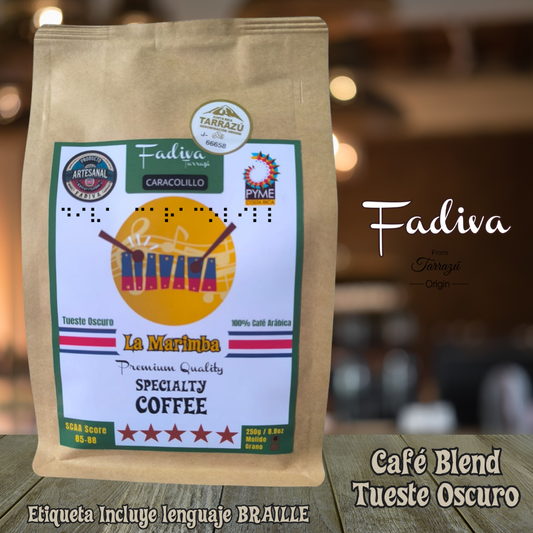 Café Fadiva Tarrazú BLEND Tueste Oscuro