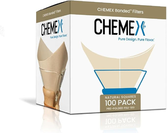 Filtros para Chemex 100 unidades - papel café
