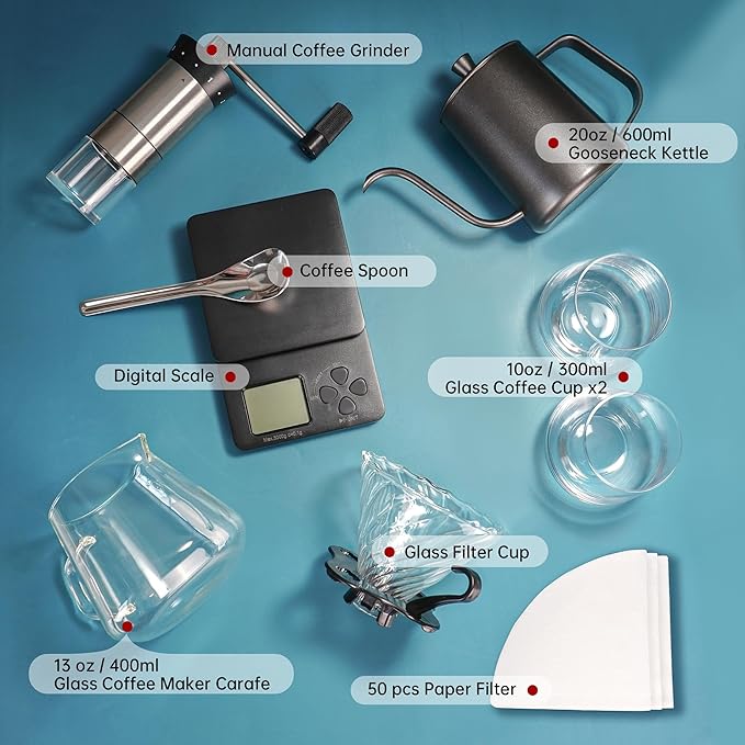 Kit de Café para Verter 8 piezas