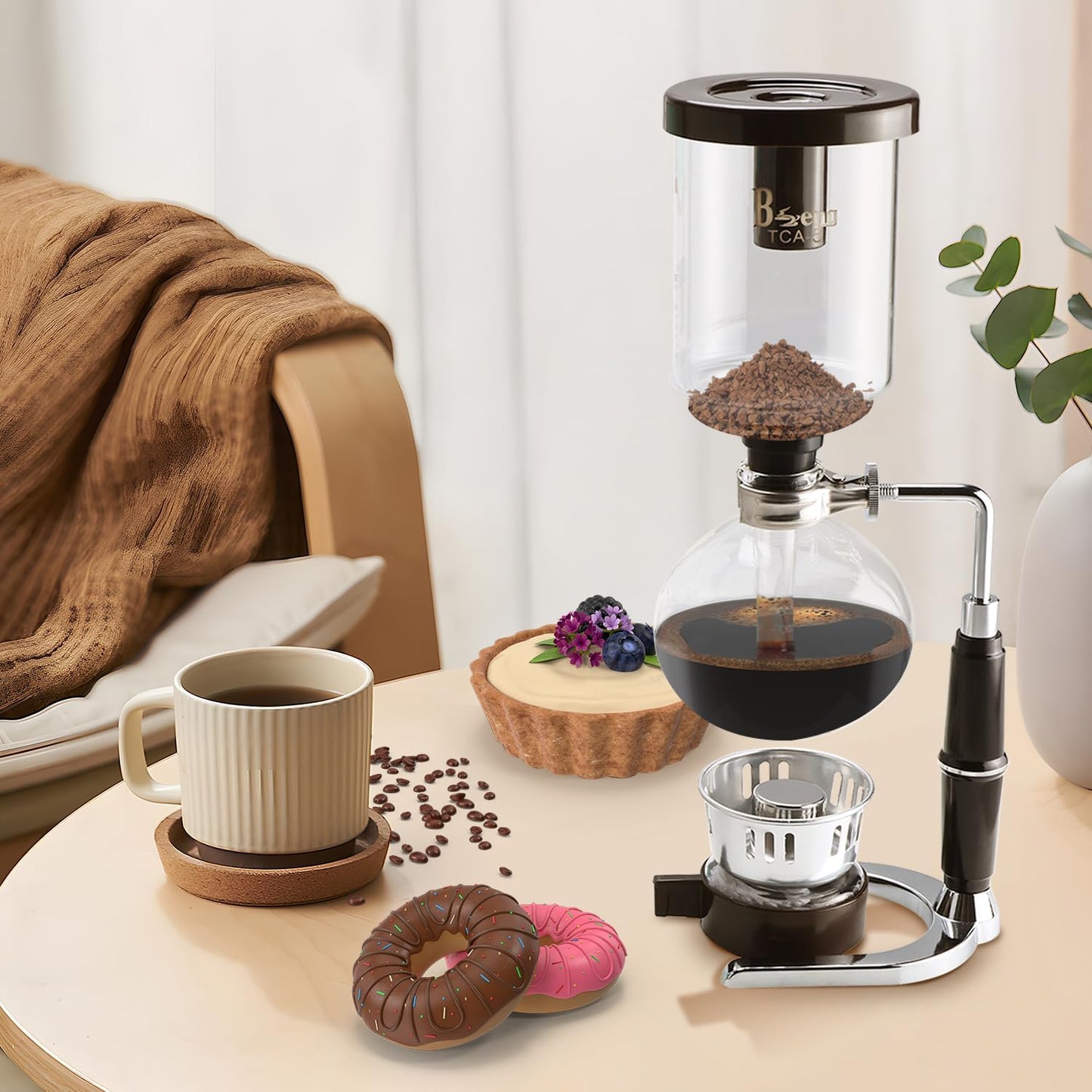 Método Preparación Sifón Japonés 5 tazas