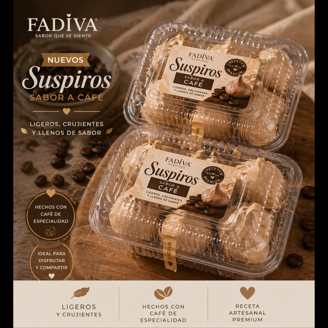 *** Suspiros con sabor a Café 60g
