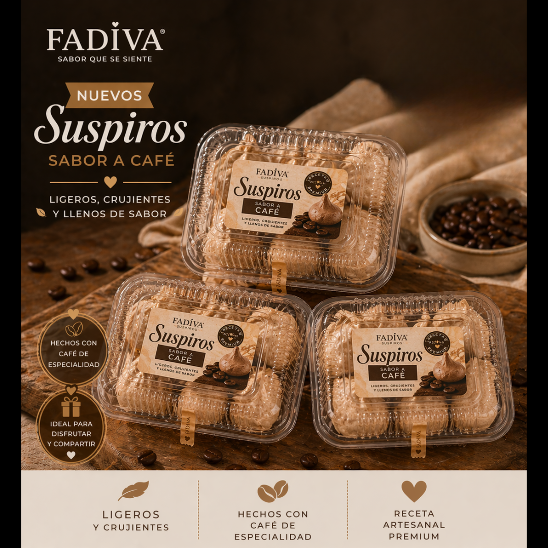 *** Suspiros con sabor a Café 60g